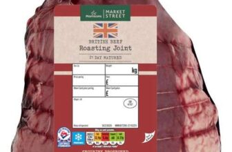 Morrisons British Beef Roasting Joint per kg