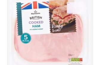 Morrisons British Cooked Ham 120g