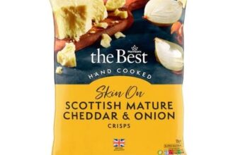 Morrisons the Best Cheddar & Onion Crisps