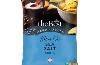 Morrisons the Best Hand Cooked Sea Salted Crisps 125g