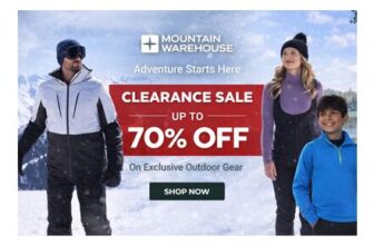 Mountain Clearance Sale – up to 70% off on Exclusive Collections