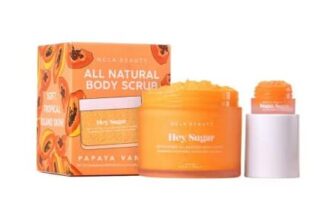 NCLA Hey Sugar Papaya Vanilla Lip & Body Scrub 2 Pcs Set