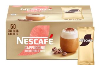 NESCAFÉ Cappuccino Unsweetened Taste Instant Coffee Sachets – 50 x 14.2g – S/S 11.25