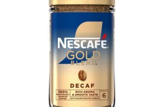NESCAFÉ Gold Blend Decaf Premium Instant Coffee 190g – S/S £3.70