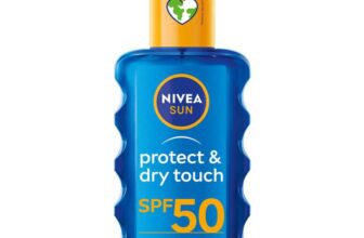 NIVEA SUN Protect & Dry Touch Invisible Sun Spray SPF 50 (200 ml) – Also 3 For 2 Offer & S&S Discounts