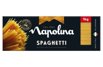 Napolina Spaghetti Pasta, 1 kg – £1.78 / £1.59 S&S