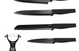 Navaris Knife Set 6 Pieces Including Peeler – Sold by SX-Commerce/FBA