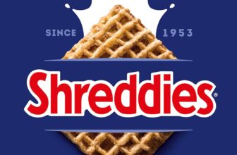 Nestlé Cereals – Shreddies Breakfast Cereal – Bitesize Wholegrain Wheat Squares – The Original – High Fibre, 5 Vitamins & Iron – 460g