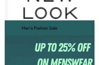 New Look Mens Fashion Sale – Upto 25% off on Menswear