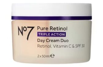 No7 Pure Retinol, Vitamin C & SPF 30 Day Cream Duo 2x50ml