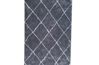 Nordic Rug – Grey & White / 200cm