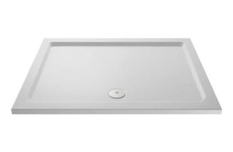 Nuie White Slip Resistant Rectangular Shower Tray 1500 X 800mm
