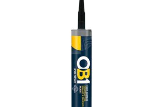 OB1 Black Multi-Surface Construction Sealant & Adhesive