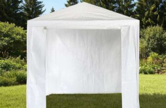 OHS Garden Gazebo, Water Resistant Gazebo with Sides Event Shelter for Outdoor Party- 240 x 240cm
