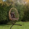 OHS Hanging Egg Chair Outdoor, Rattan Swing