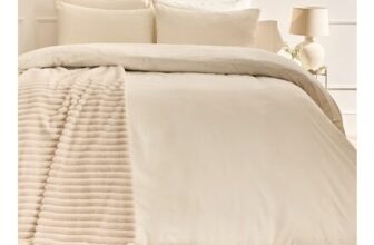 OHS Plain Duvet Cover Set – Ivory