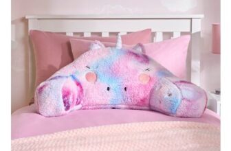 OHS Sparkles Unicorn Pink Cuddle Cushion