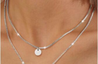 ORAZIO Sterling Silver Necklaces for Women Choker Necklaces Heart Zircon Butterfly Gold Necklace Chain Rose Gold Necklace Silver Necklaces for Women Layered Necklaces Gold Jewellery