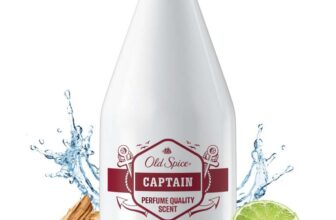 Old Spice Captain After Shave Lotion for Men 100ml with Perfume Quality Scent, Refreshing Lotion for Face and Neck to Cool