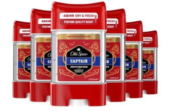 Old Spice Captain Antiperspirant & Deodorant Clear Gel Stick for Men 70ml