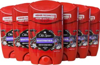 Old Spice Night Panther Mens Deodorant Stick 50ml, 24/7 Fressshhh With Daily Use, Long Lasting Perfume Quality Scent, Odour Protection, 0 percent Aluminium Salts, Invisible On Black & White