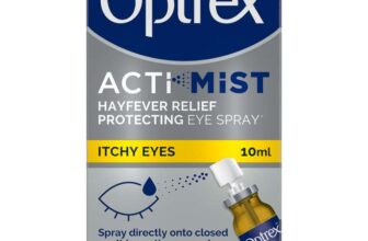 Optrex Actimist 10ml Hayfever/Allergy Eye Spray 15% voucher first S&S, (£4.68)