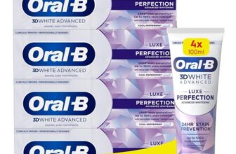 Oral-B 3D White Advanced Luxe Perfection Toothpaste 4 X 100ml Multipack