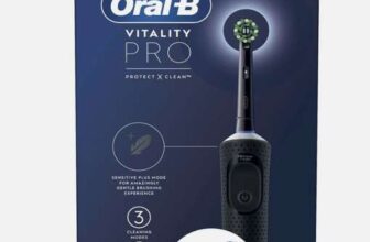 Oral-B Vitality PRO Electric Toothbrush With Timer Black – w/Code, Sold By AO (UK Mainland)