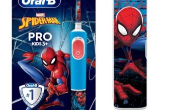 Oral-B Vitality Pro Kids Spiderman Electric Toothbrush with Travel Case