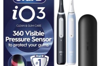 Oral-B iO3 Dual Pack Electric Toothbrush – Black/Blue – Free C&C
