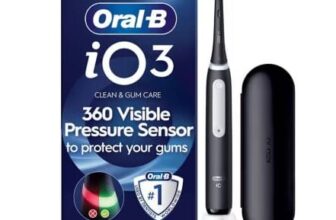 Oral-B iO3 Matt Black Electric Toothbrush Travel Case