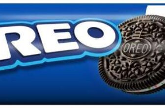 Oreo Birthday Party Sandwich Biscuits, Filled with Caramel Flavoured Crème, 154 g – S/S 95p/90p