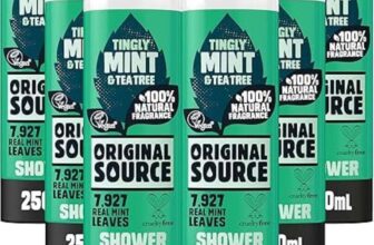 Original Source Mint and Tea Tree Shower Gel, Pack of 6 x 250ml – £4.62 S&S W/Voucher