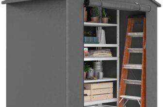 Outsunny 6 x 4 ft Garden Storage Shed, Dark Grey with code – Sold by Outsunny