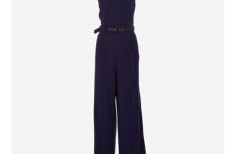 PHASE EIGHT Purple Anna Crossover Detail Jumpsuit
