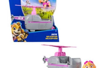 Paw Patrol Skyes Helicopter Toy with Collectible Figure
