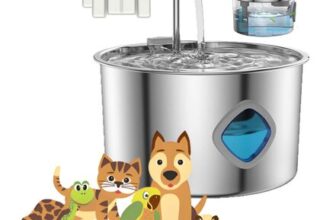 Pawdrate Ultra-Quiet Smart Auto-Circulating Filtered Water Fountain