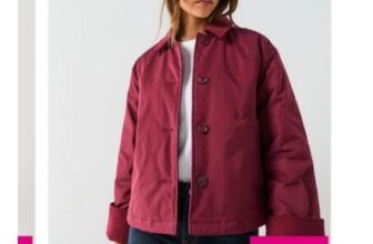 Pcjorma Short Corduroy Jacket – Red