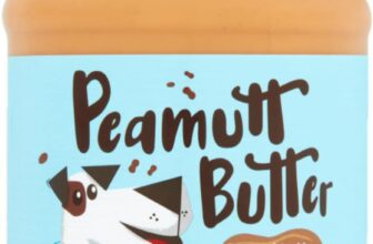 Peamutt Dog Peanut Butter Peanut Butter Dog Treat Formulated for Dogs No Added Sugar and Salt No Sweeteners Dog Friendly Texture Perfect Dog Treat Pack of 1x340g
