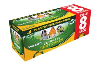 Peckish Complete Seed and Nut Suet Cakes 8 Pack Box