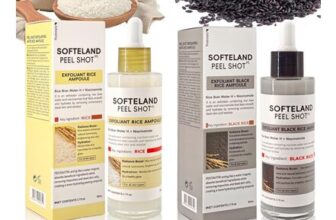 Peel Shot Glow Rice Ampoule Duo: Exfoliating Scrub, AHA/BHA, Niacinamide