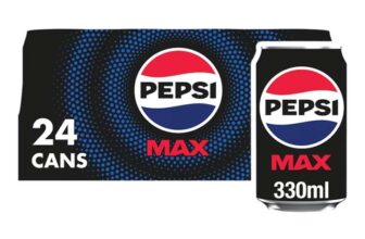 Pepsi Max No Sugar Cola Cans 24 x 330ml