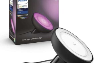 Philips Hue Bloom White and Colour Ambiance Black Smart LED Table Lamp Amazon £55.99