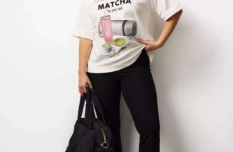 Pilates Matcha Oversized Graphic Print T-Shirt (L, XL,XXL) – Free C&C