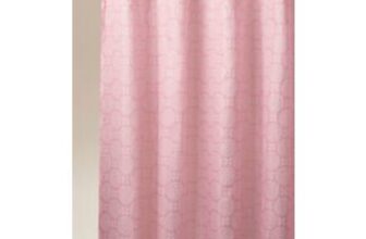 Pink Circle Spot Shower Curtain