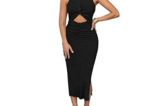 Pink Queen Bodycon Midi Dress, Ruffle, Side Slit, Black