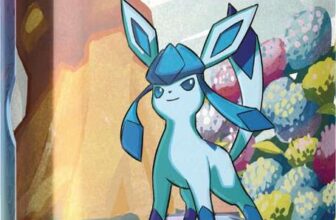 Pokémon TCG: Scarlet & VioletPrismatic Evolutions Mini Tin Glaceon (2 Booster Packs & 1 Coin) – Invite Only