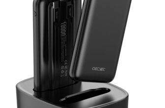 Portable Charger, 2-Pack 10000mah Power Banks, Sharing Charging Station, 15W Fast Charging Battery Pack, Portable Charger with Cords for iPhone Series, Pixel and More