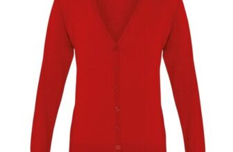 Premier Button through Long Sleeve V-Neck Knitted Cardigan