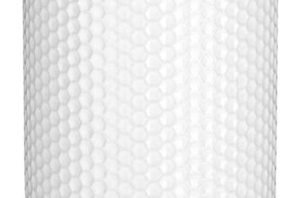 Premier Housewares Hex Canister, White 15L x 10W x 15H cm